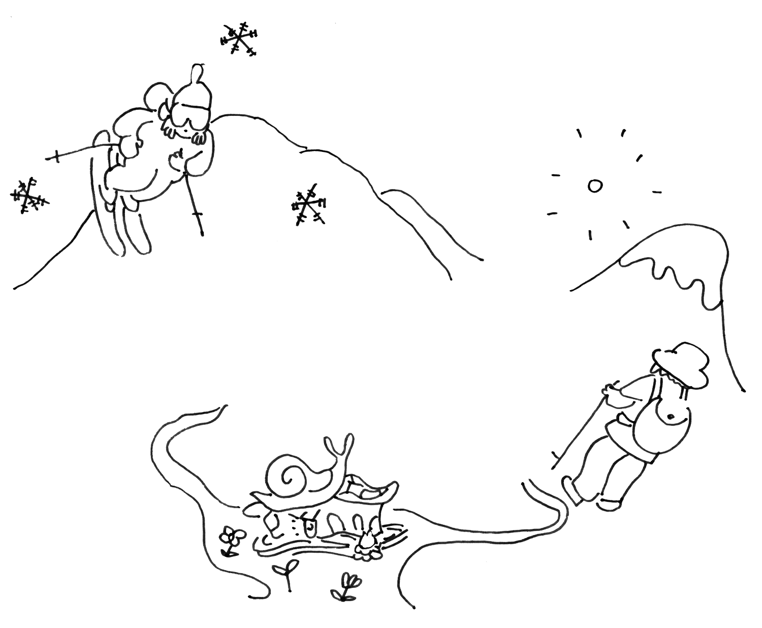 Between the familiar and something beyond